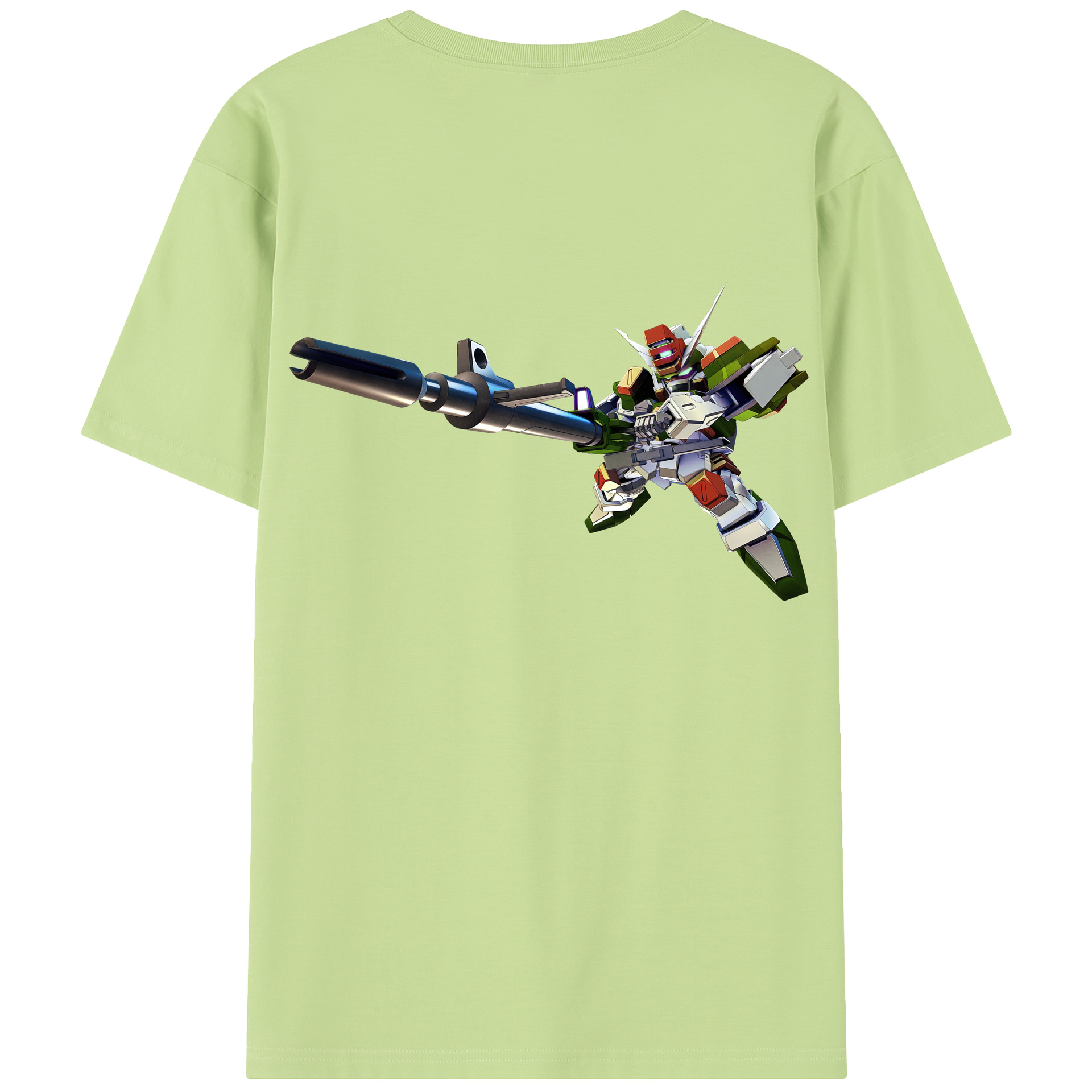（画像用） 機動戦士ガンダム Mobile Suit Gundam 綿100％半袖Tシャツ（背面プリント）